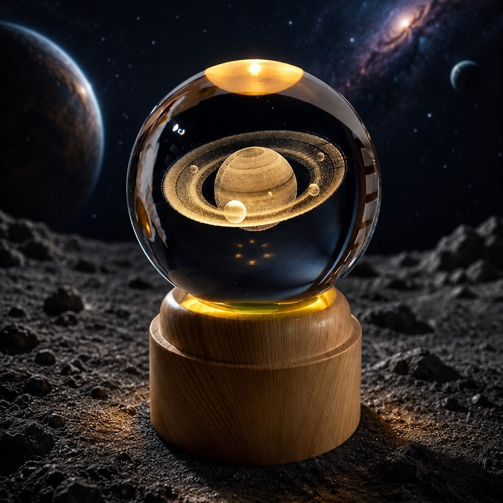 Esfera De Saturno Con Lampara