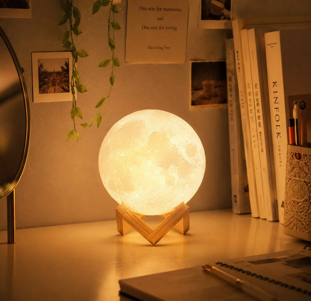Lámpara de Luna 3D