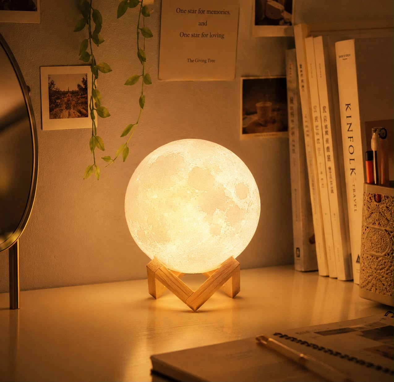 Lámpara de Luna 3D