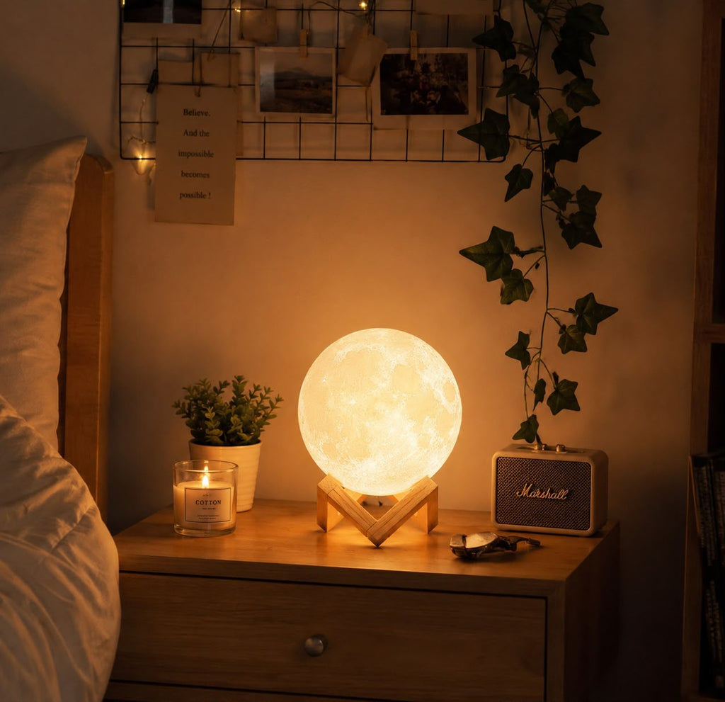 Lámpara de Luna 3D
