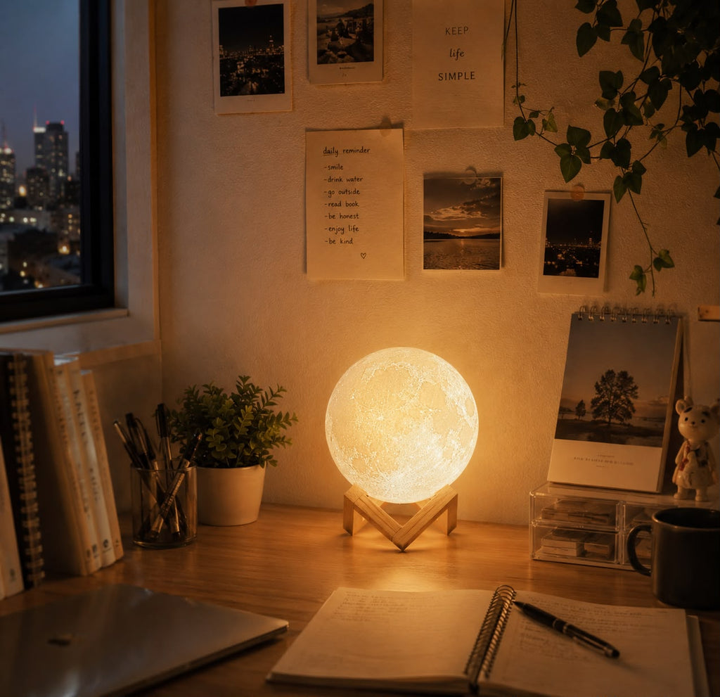 Lámpara de Luna 3D