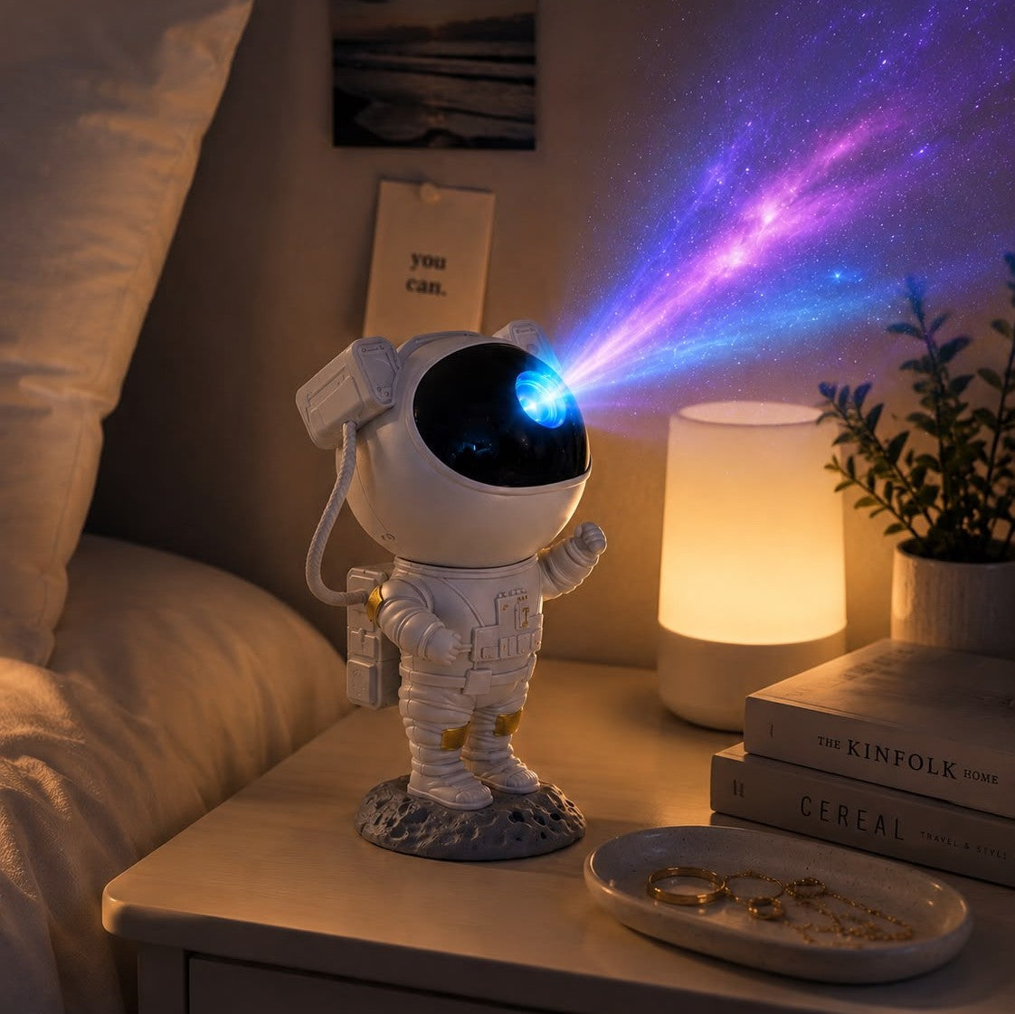 Proyector De Astronauta LED Giratorio