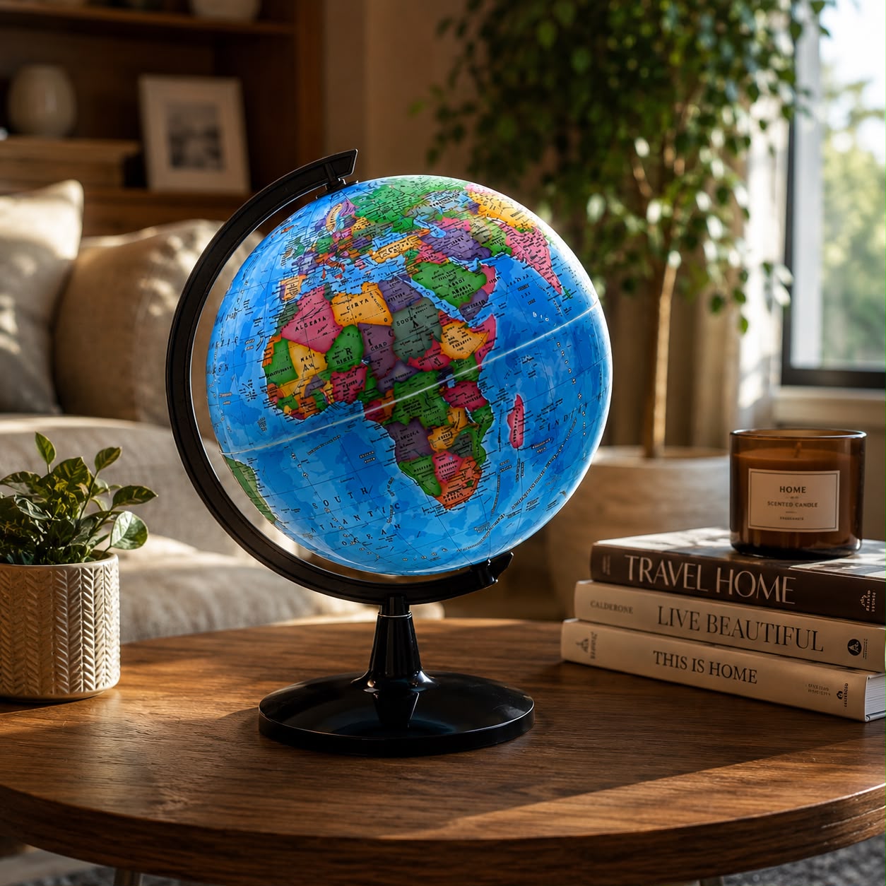 Mapamundi Globo Terráqueo De Escritorio
