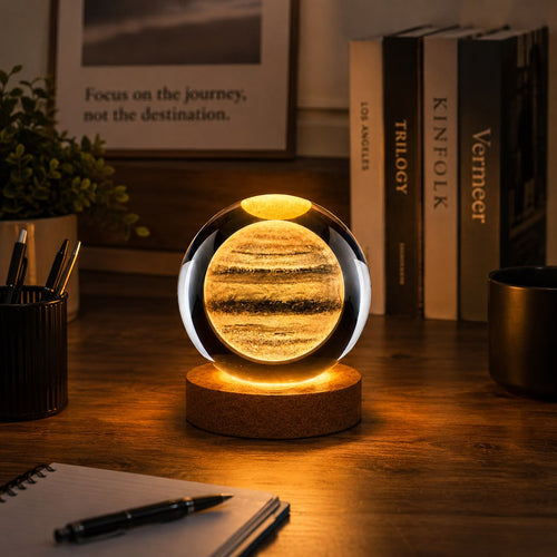 Esfera De Jupiter Con Lámpara