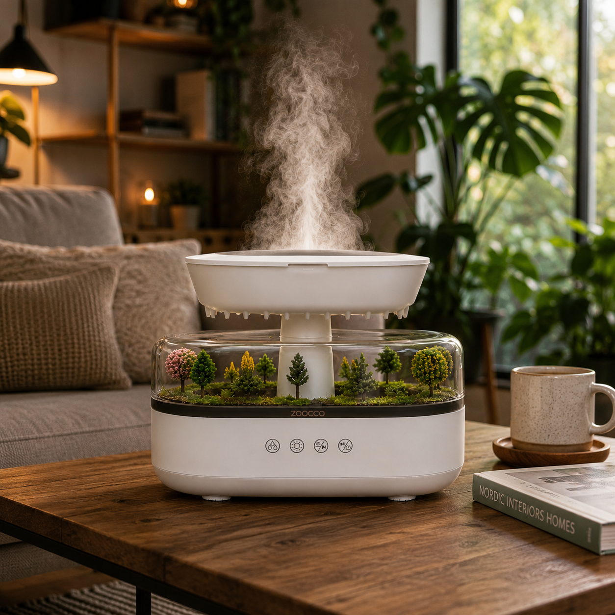 Humidificador  Paisaje Ultrasonico