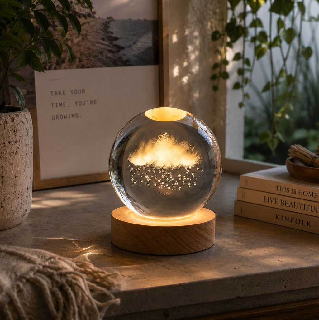 Esfera De Nube Con Lampara