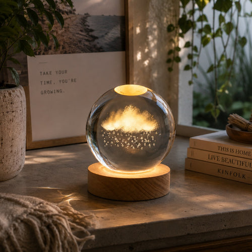Esfera De Nube Con Lampara