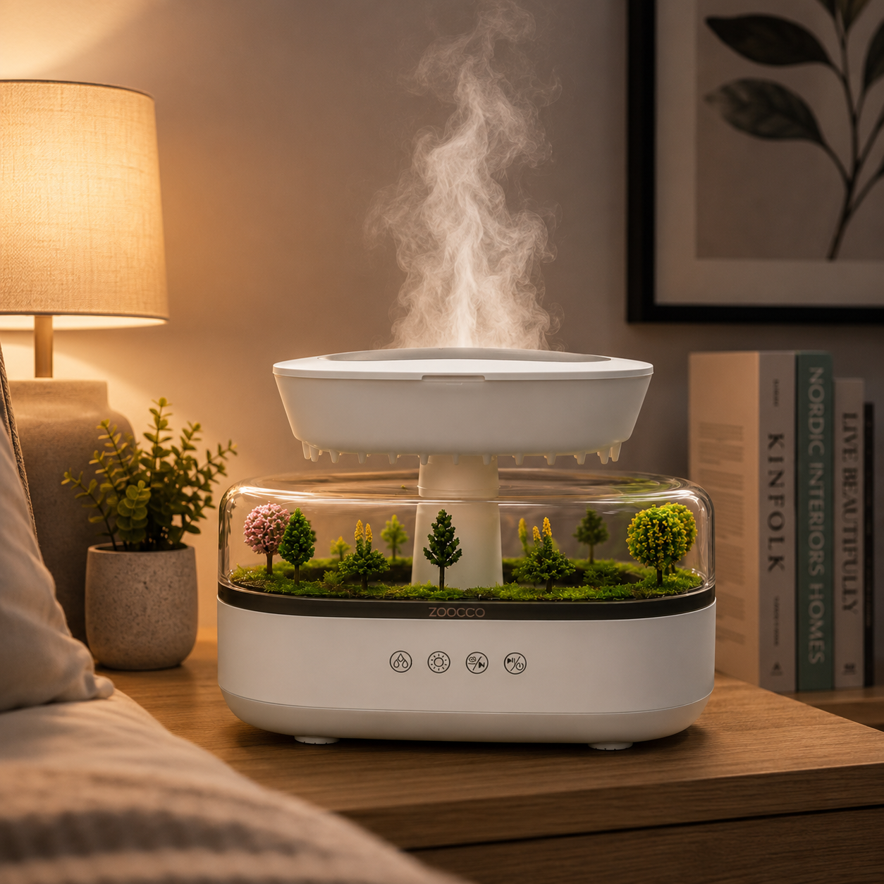 Humidificador  Paisaje Ultrasonico